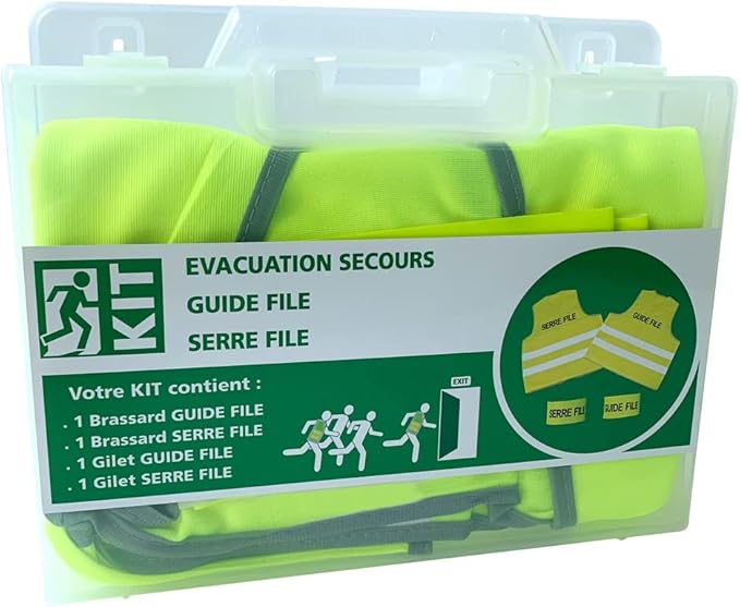 Kit d'évacuation avec mallette et vis de fixation